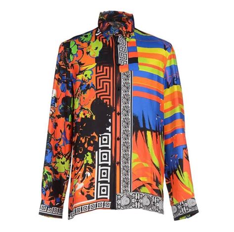 versace bruno mars vintage silk shirt|VERSACE silk shirt style seen on BRUNO MARS size 42 from .